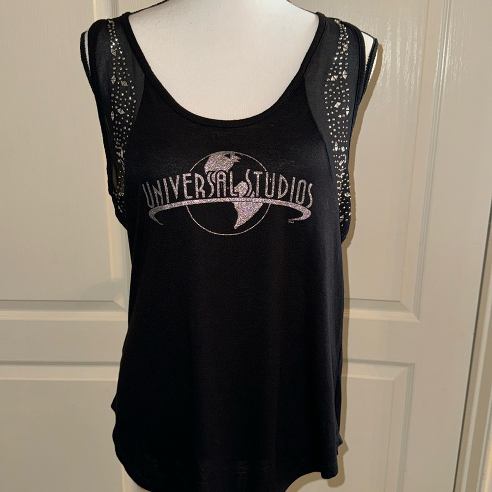 UNIVERSAL STUDIOS - Black Tank Top - Size Large